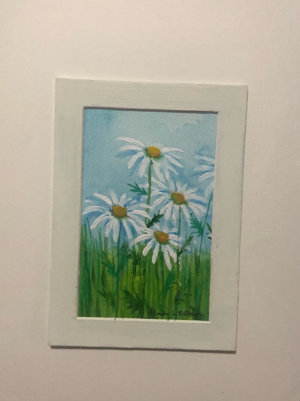 Daisy Watercolor Painting